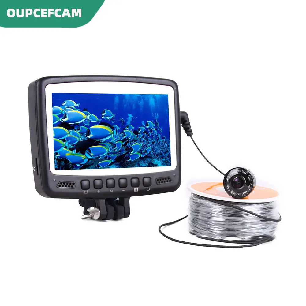 Подводная рыболовная камера с цветным монитором 4,3 дюйма, 8 белых светодиодов, рыбопоисковый прибор 15 м/30 м, Высокопрочный водонепроницаемый кабель
Подводная рыболовная камера с цветным монитором 4,3 дюйма, 8 белых светодиодов, рыбопоисковый прибор 15 м/30 м, Высокопрочный водонепроницаемый кабель