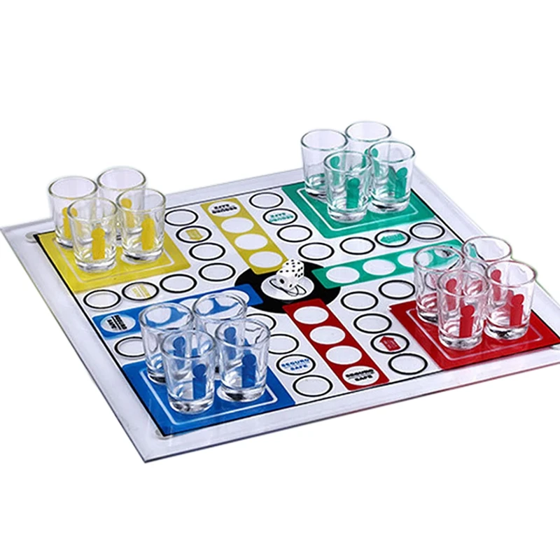 Drinking Game Blackjack Ludo Glass Ludo Adult Kids Toy For 2-4 Players Party Gathering Gifts Gathering Fun Gathering
Drinking Game Blackjack Ludo Glass Ludo Adult Kids Toy For 2-4 Players Party Gathering Gifts Gathering Fun Gathering
