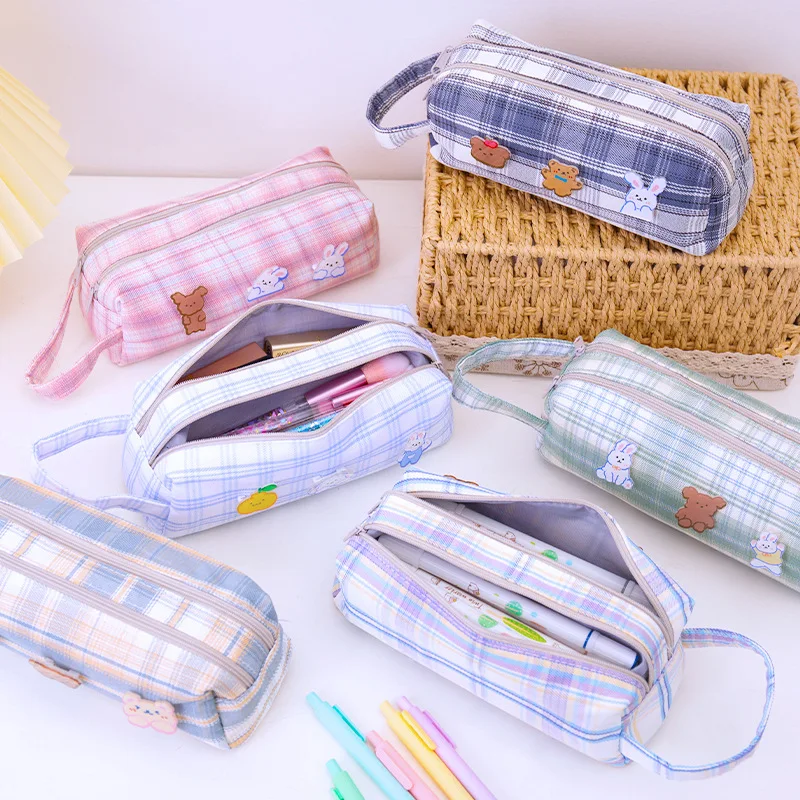 High-end Color Pencil Case Canvas Large Capacity Stationery Bag School Supplies Storage Bag for Kids Pen Bag Girl Pen Case
High-end Color Pencil Case Canvas Large Capacity Stationery Bag School Supplies Storage Bag for Kids Pen Bag Girl Pen Case