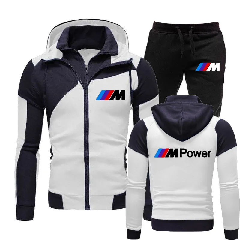 2022 New for BMW Jacket set Men Sweatshirt hoodie set Hoody Spring Autumn Fleece Cotton Zipper Hoodies +pants Men 2 Piece Set
2022 New for BMW Jacket set Men Sweatshirt hoodie set Hoody Spring Autumn Fleece Cotton Zipper Hoodies +pants Men 2 Piece Set