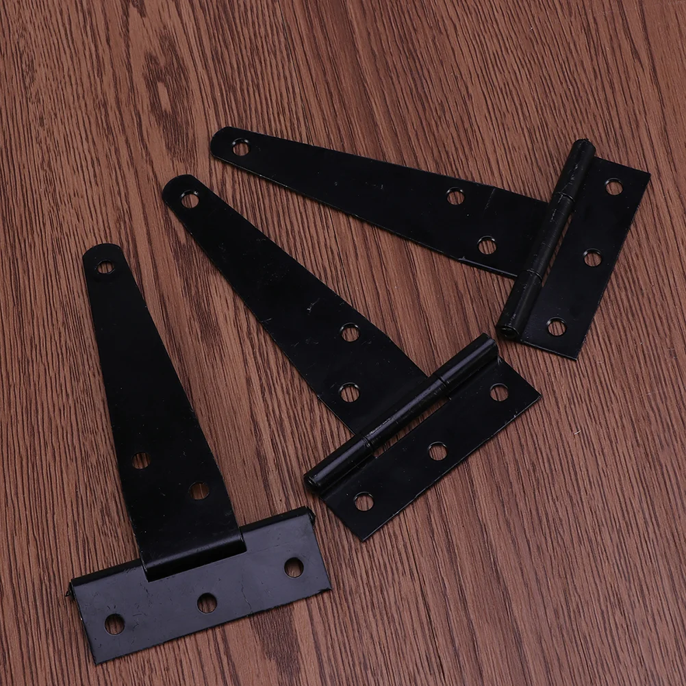 12Pcs T Shape Hinges Heavy Duty Barn Door Hinges, Black Gate Hinges for Wooden Fences or Metal Gates ( 4Inch )
12Pcs T Shape Hinges Heavy Duty Barn Door Hinges, Black Gate Hinges for Wooden Fences or Metal Gates ( 4Inch )