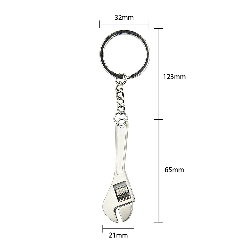 New Durable Keychain Keyring Auto Cool Creative Decoration Fashion Gift Metal Replacement Silver 1 Piece 11.7CM
New Durable Keychain Keyring Auto Cool Creative Decoration Fashion Gift Metal Replacement Silver 1 Piece 11.7CM