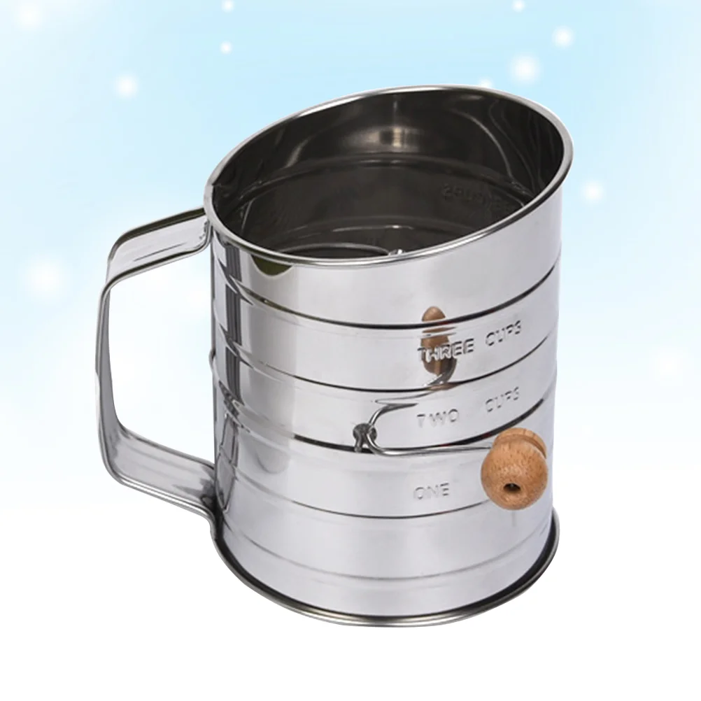 Sifter Flour Sifting Sieve Strainer Baking Mesh Steel Stainless Pasta Cake Cup Kitchen Pan Filter Net Sugar Powdered Metal Hand
Sifter Flour Sifting Sieve Strainer Baking Mesh Steel Stainless Pasta Cake Cup Kitchen Pan Filter Net Sugar Powdered Metal Hand