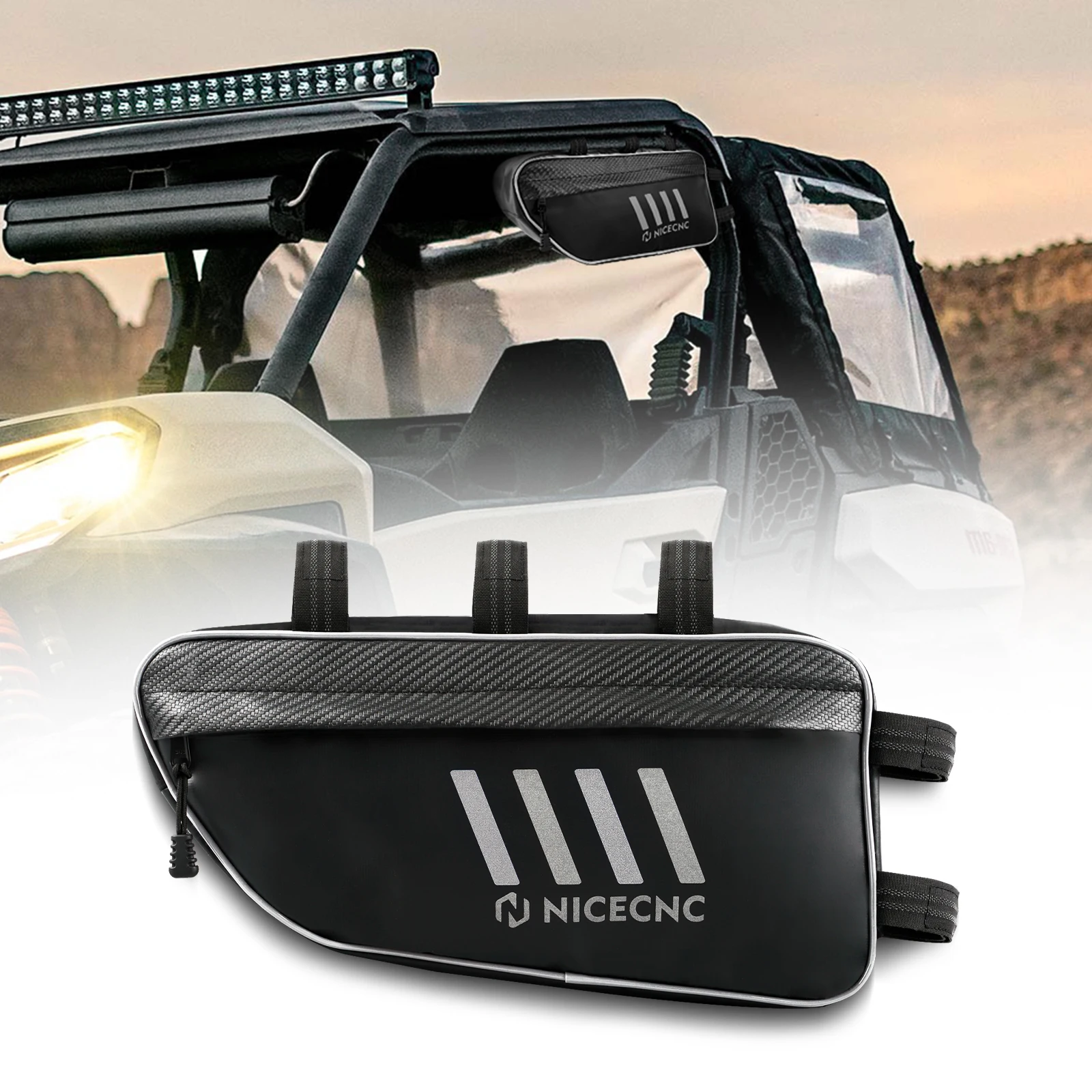 NICECNC New UTV Roll Bar Triangle Bag Pack For Polaris RZR 1000 XP4 Ranger 1000 XP 570 900 CREW 2017-21 Honda talon Accessories
NICECNC New UTV Roll Bar Triangle Bag Pack For Polaris RZR 1000 XP4 Ranger 1000 XP 570 900 CREW 2017-21 Honda talon Accessories