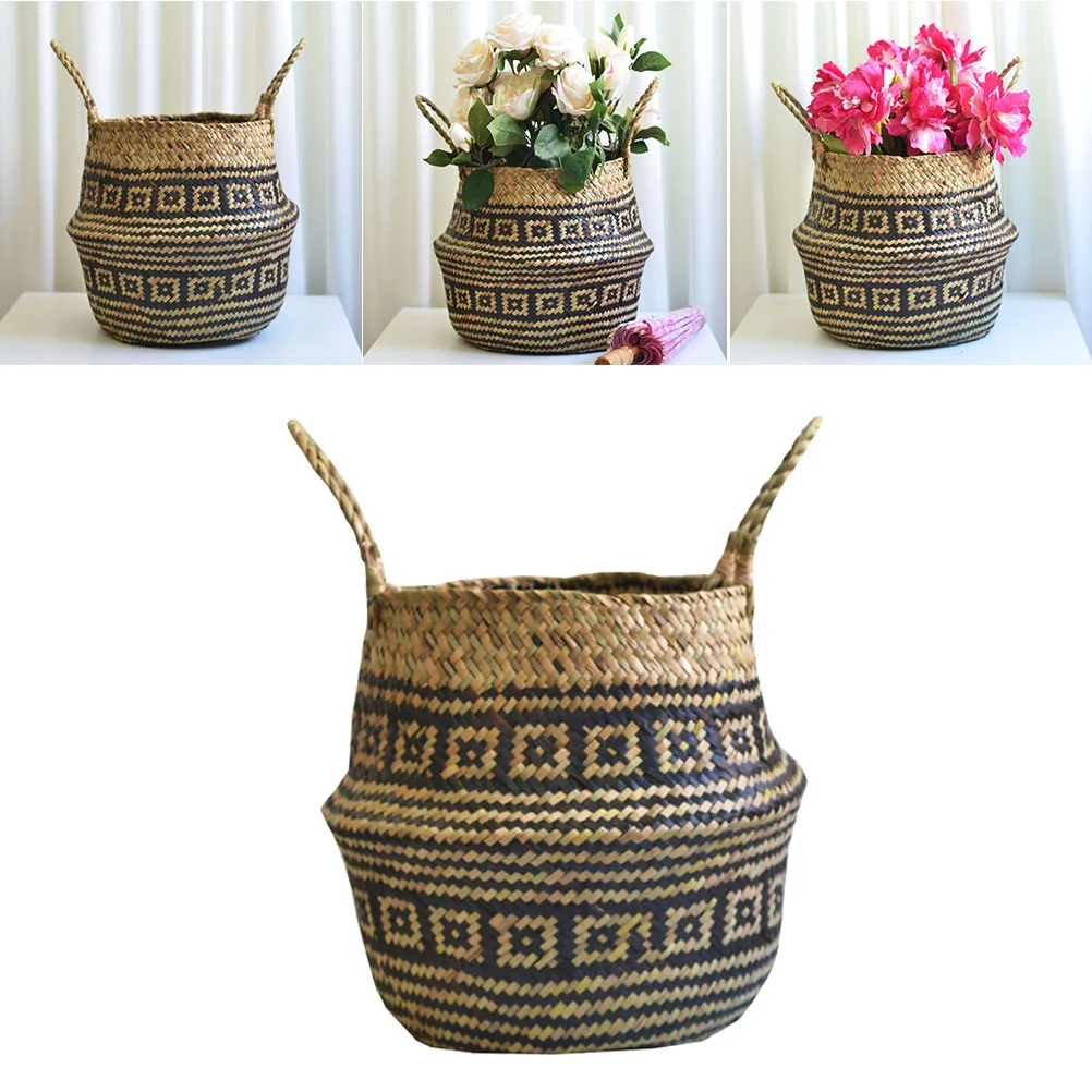 Cloth Storage Basket Straw Collapsible Wicker Flower Laundry Baskets Wooden Room Foldable
Cloth Storage Basket Straw Collapsible Wicker Flower Laundry Baskets Wooden Room Foldable