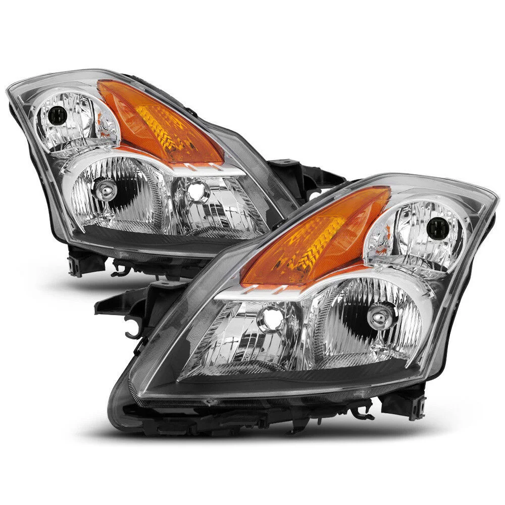 For 07-09 Nissan Altima "FACTORY STYLE" Chrome Headlights Replacement Lamps Pair
For 07-09 Nissan Altima "FACTORY STYLE" Chrome Headlights Replacement Lamps Pair