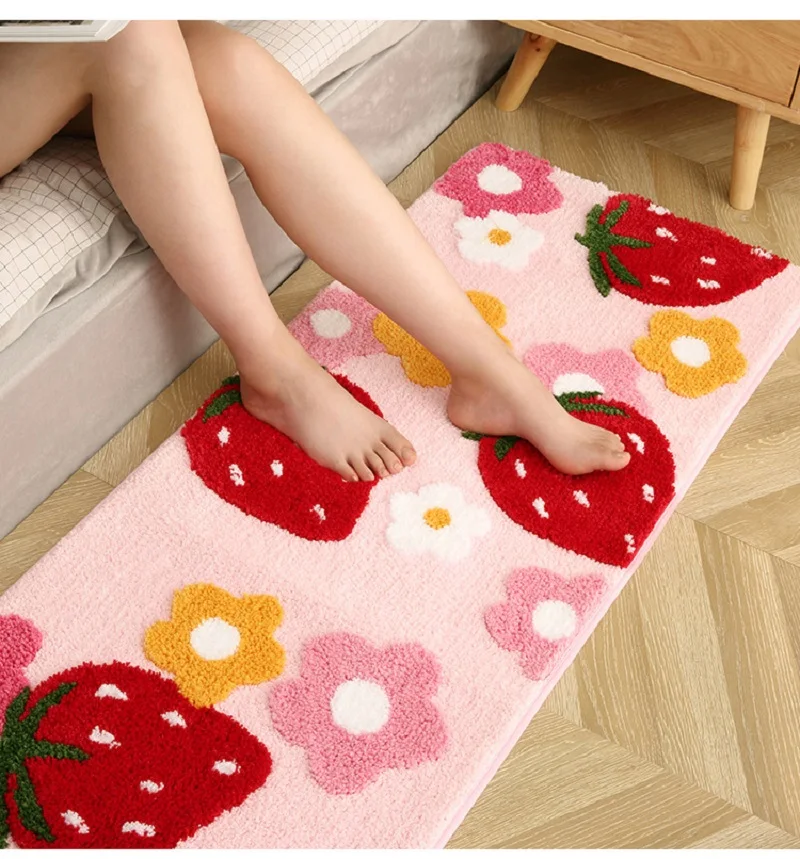 Inyahome Inside Plush Floor Mats Strawberry Bath Mats Rugs Decor Funny Tufted Microfiber Bath Rug Super Cozy Quick Dry Floor Mat
Inyahome Inside Plush Floor Mats Strawberry Bath Mats Rugs Decor Funny Tufted Microfiber Bath Rug Super Cozy Quick Dry Floor Mat