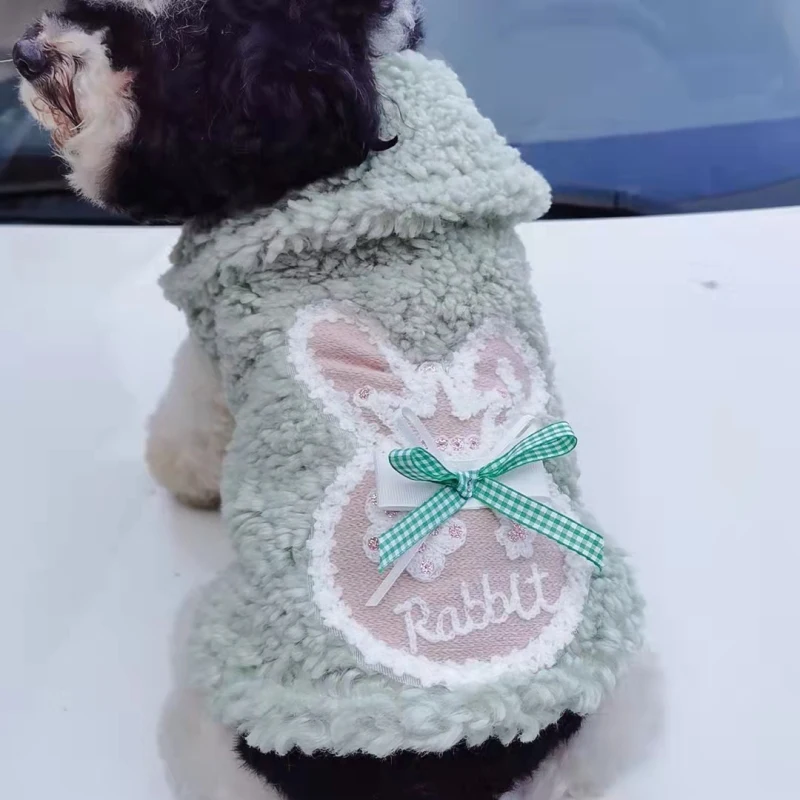 Cute Rabbite Dog Clothes Hoodie Winter Pet Coat Outfit Garment Cat Yorkshire Terrier Pomeranian Maltese Bichon Poodle Clothing
Cute Rabbite Dog Clothes Hoodie Winter Pet Coat Outfit Garment Cat Yorkshire Terrier Pomeranian Maltese Bichon Poodle Clothing