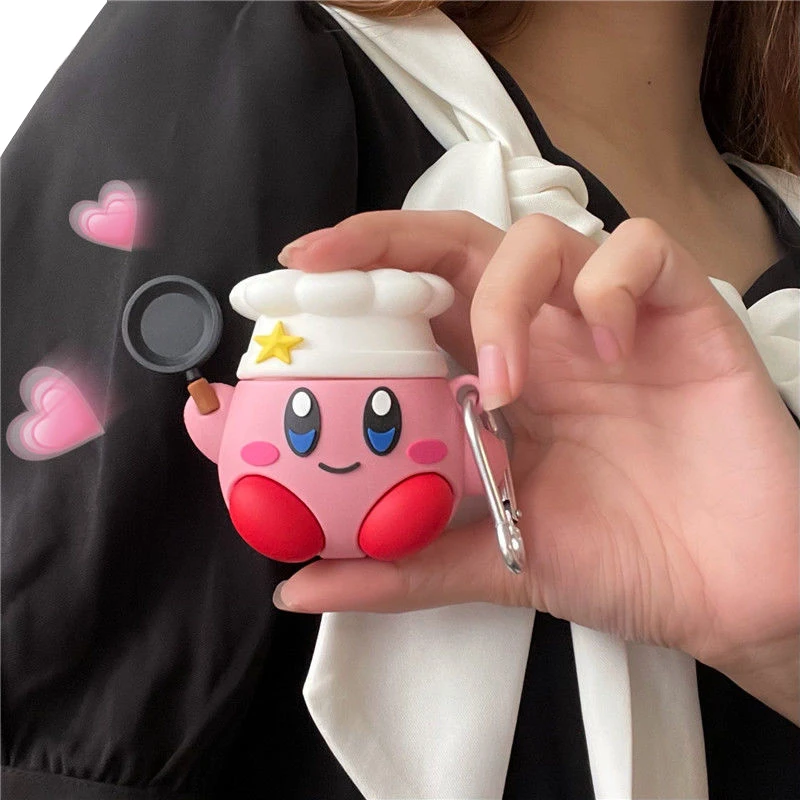 Симпатичный мультяшный милый шеф-повар Kirby Airpods1/2/3 поколение гарнитуры чехол для iPhone беспроводной Bluetooth силиконовый защитный чехол подарок
Симпатичный мультяшный милый шеф-повар Kirby Airpods1/2/3 поколение гарнитуры чехол для iPhone беспроводной Bluetooth силиконовый защитный чехол подарок