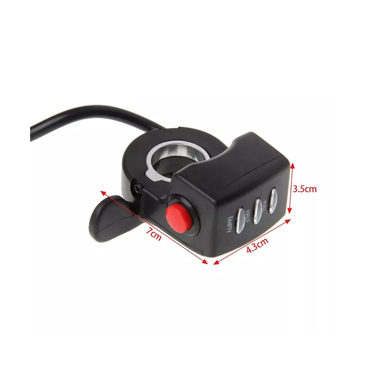 48V Thumb Throttle Twist Handlebar Accessories Electric Bicycle Accelerator Battery Level Display Headlight Switch
48V Thumb Throttle Twist Handlebar Accessories Electric Bicycle Accelerator Battery Level Display Headlight Switch