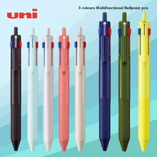 Japan Stationery UNI JETSTREAM Three Color Ballpoint Pen SXE3-507 Limited Color Multi-function Modular Medium Oil Pen 0.5/0.7mm