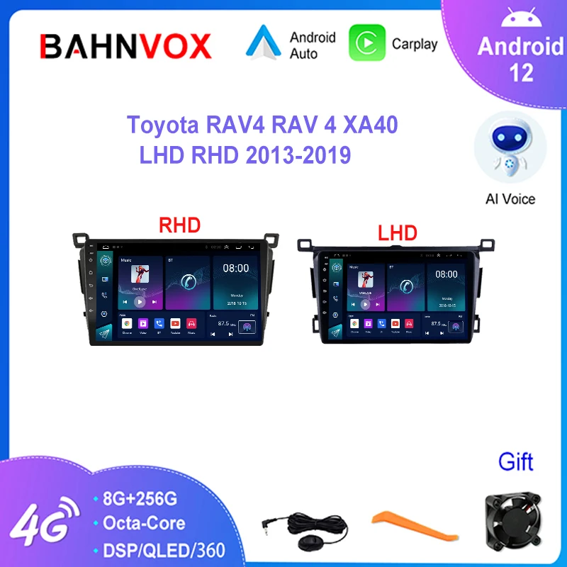 Автомагнитола 9 дюймов Android 12 0 для Toyota RAV4 RAV 4 XA40 LHD RHD 2013 2019 мультимедийный