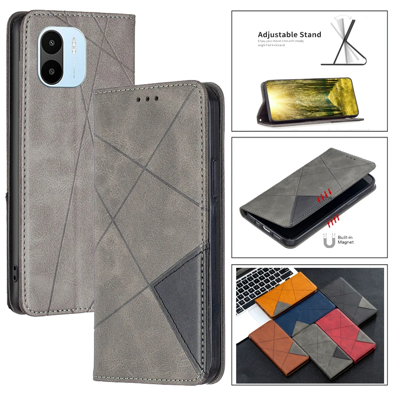 Кожаный чехол-бумажник для Xiaomi Redmi A1 + RedmiA1 Plus A1Plus 220733SI 733S 
Кожаный чехол-бумажник для Xiaomi Redmi A1 + RedmiA1 Plus A1Plus 220733SI 733S