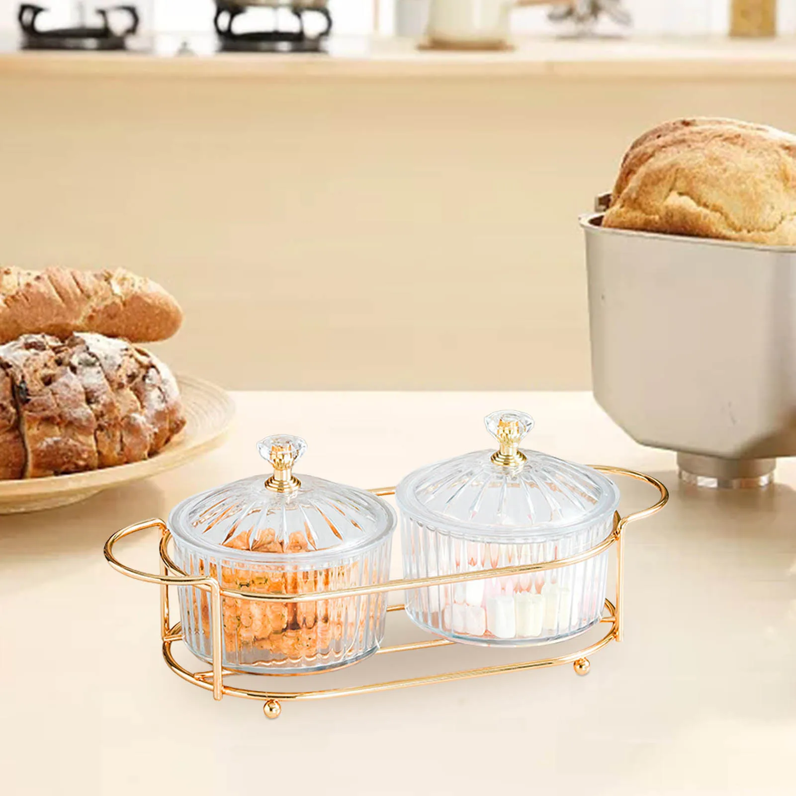 Snack Serving Bowls Dried Fruit Tray With Lid Serving Dishes Compote Container For Nut Candy Dry Fruits Thick Bracket Design
Snack Serving Bowls Dried Fruit Tray With Lid Serving Dishes Compote Container For Nut Candy Dry Fruits Thick Bracket Design