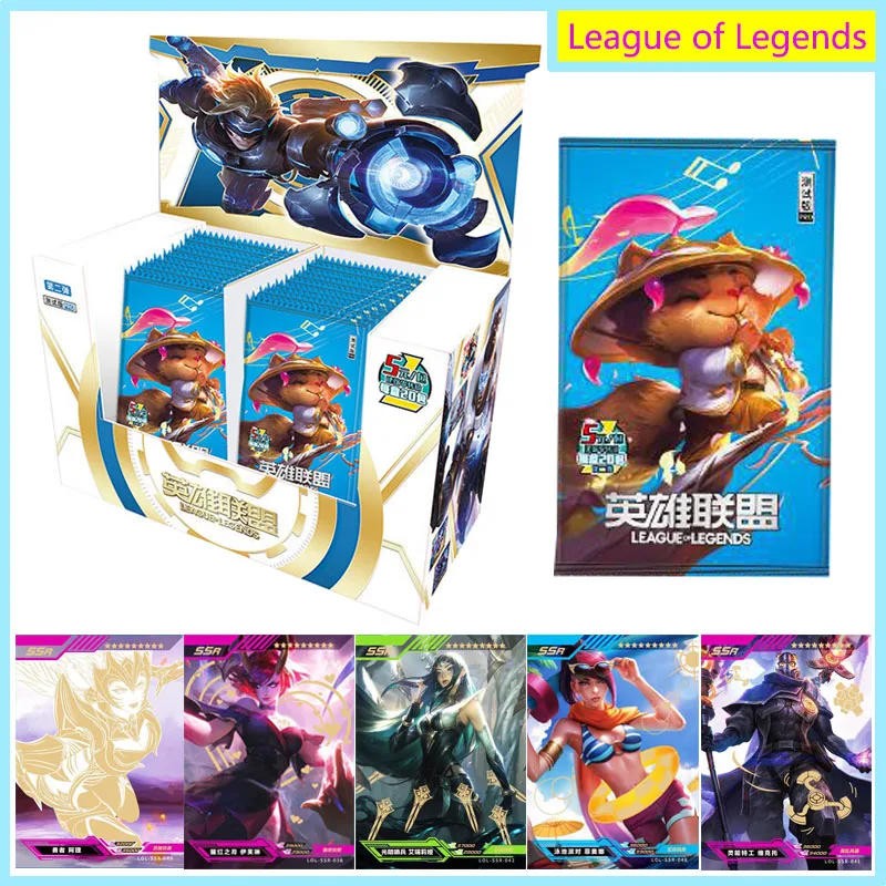 Original Anime League of Legends Arcane Character Collection Card Game World of Warcraft Booster Box Toys Gifts For Children
Original Anime League of Legends Arcane Character Collection Card Game World of Warcraft Booster Box Toys Gifts For Children
