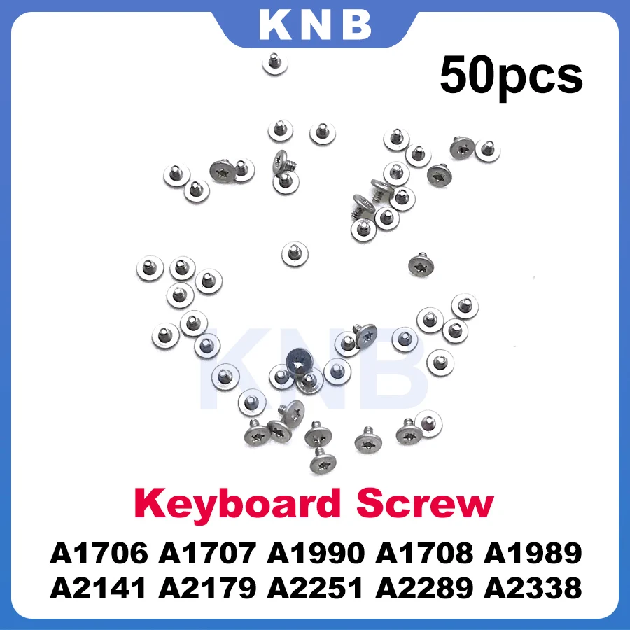 Винты для клавиатуры A1706/A1708, винты для клавиатуры Macbook Pro Retina 13 дюймов, A1989/A1707/A1990/A2159/A2251/A2289/A2179/A2337/A2338, 50 шт.
Винты для клавиатуры A1706/A1708, винты для клавиатуры Macbook Pro Retina 13 дюймов, A1989/A1707/A1990/A2159/A2251/A2289/A2179/A2337/A2338, 50 шт.