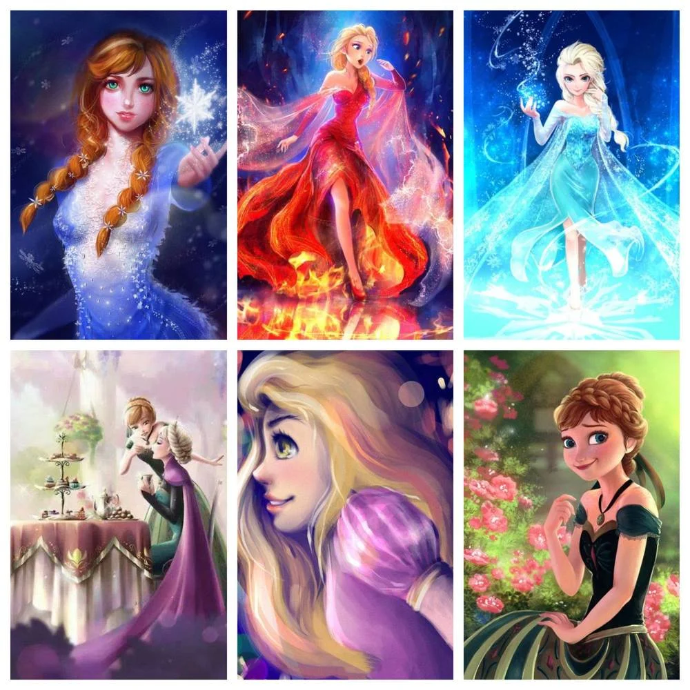 Набор для алмазной вышивки «сделай сам», картина из мультфильмов «Снежная принцесса», Ручная инкрустация, детские подарки, домашнее искусство на стену
Набор для алмазной вышивки «сделай сам», картина из мультфильмов «Снежная принцесса», Ручная инкрустация, детские подарки, домашнее искусство на стену