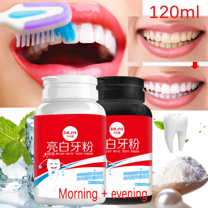 Tooth powder 120ml Teeth Whitening Powder Remove Plaque Stains Toothpaste Dental Tools Brighten Teeth Cleaning Oral Toothbrush
Tooth powder 120ml Teeth Whitening Powder Remove Plaque Stains Toothpaste Dental Tools Brighten Teeth Cleaning Oral Toothbrush