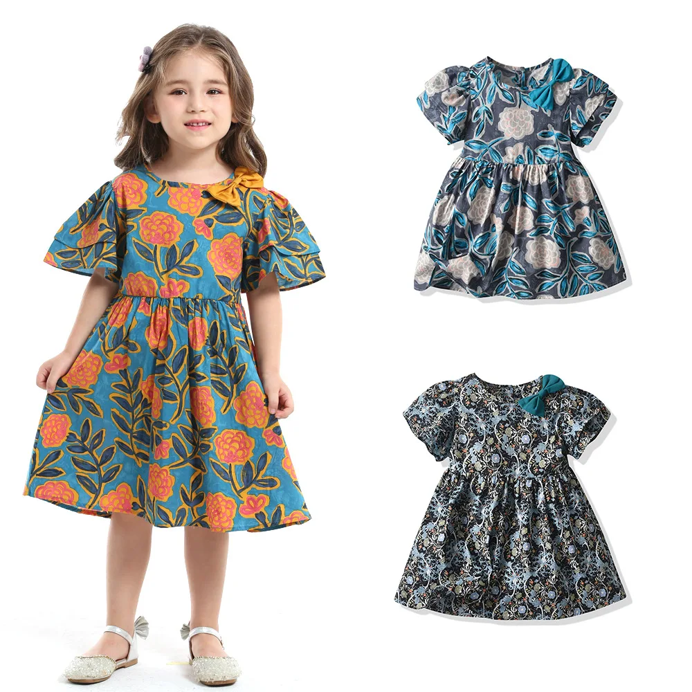 costumes for girls 2022 Dress Summer Flower Print Bubble Short Sleeve Cute kids clothes girl Casual Dresses Children's clothing
costumes for girls 2022 Dress Summer Flower Print Bubble Short Sleeve Cute kids clothes girl Casual Dresses Children's clothing