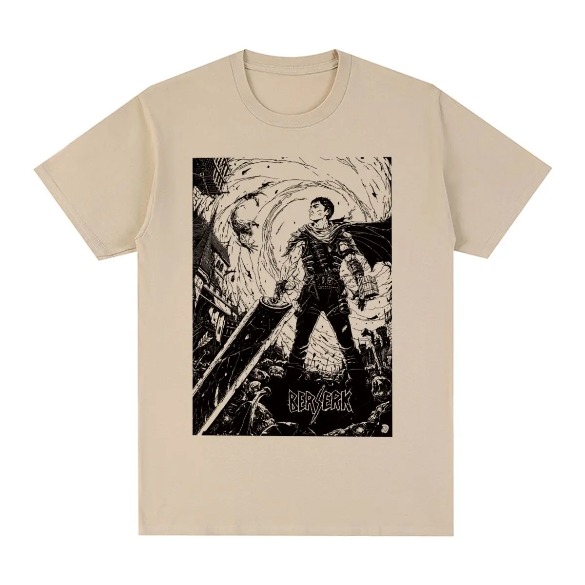 Guts Vintage T-shirt Harajuku Anime Cotton Manga Swordsman Gatsu Sacrifice Zodd Men T shirt New Tee Tshirt Womens Tops
Guts Vintage T-shirt Harajuku Anime Cotton Manga Swordsman Gatsu Sacrifice Zodd Men T shirt New Tee Tshirt Womens Tops