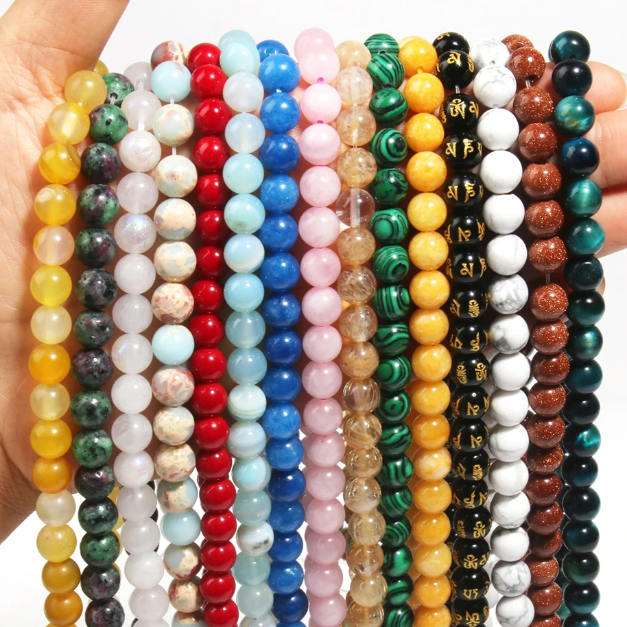 Natural Stone Beads 4 6 8 10 12mm Tiger Eye Lava Garnet Lapis Lazuli Agates Quartz Angelite Beads For Jewelry Making DIY Bracele
Natural Stone Beads 4 6 8 10 12mm Tiger Eye Lava Garnet Lapis Lazuli Agates Quartz Angelite Beads For Jewelry Making DIY Bracele