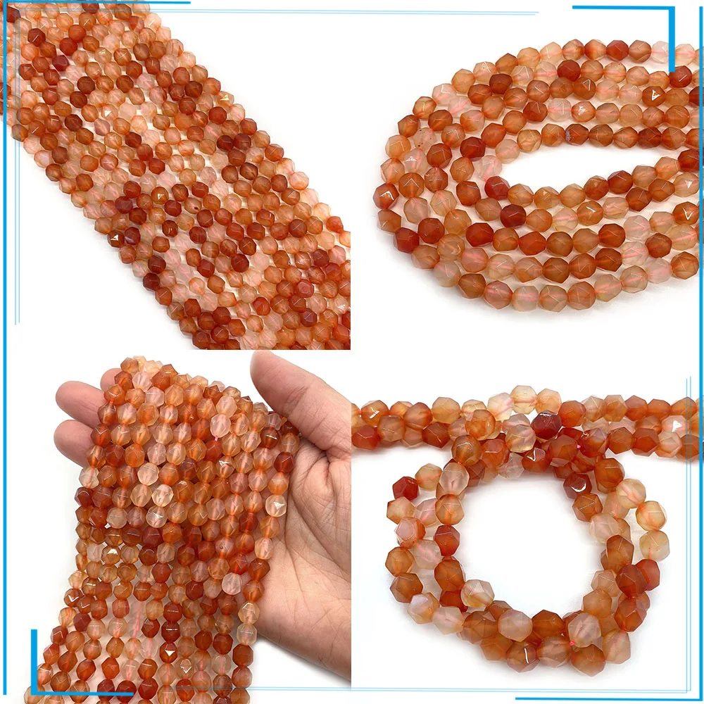 Natural Stone Large Red Agate Cut Agate Stone Round Loose Beads Jewelry Making Needle Thread DIY Bracelet Accessories 6/8/10mm
Natural Stone Large Red Agate Cut Agate Stone Round Loose Beads Jewelry Making Needle Thread DIY Bracelet Accessories 6/8/10mm