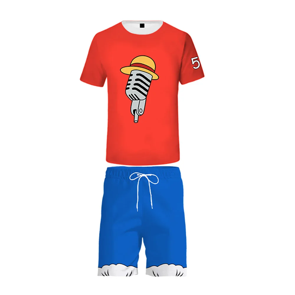 ONE PIECE FILM RED Monkey D. Luffy Cosplay Costume Men Women 3D Print T-shirt Short Set Outfits
ONE PIECE FILM RED Monkey D. Luffy Cosplay Costume Men Women 3D Print T-shirt Short Set Outfits