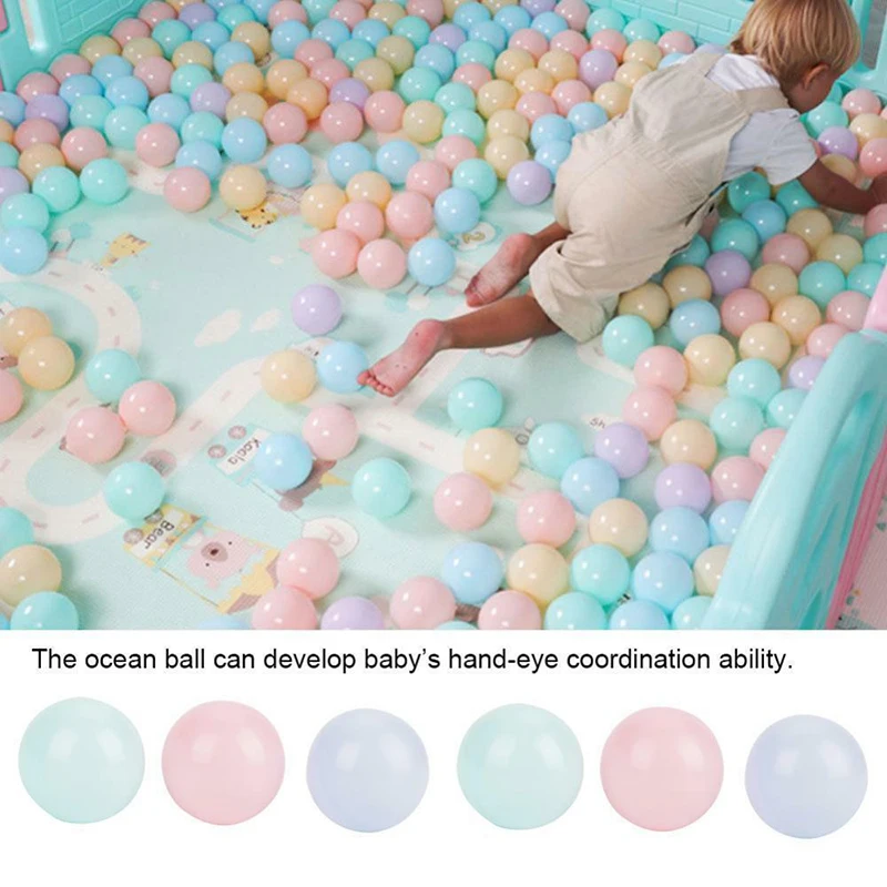 50/100/200Pcs 5.5cm Marine Ball Soft Water Pool Ocean Wave Ball Baby Plastic Balls Outdoor Ball Ball Pits Toy Macaron Ocean Ball
50/100/200Pcs 5.5cm Marine Ball Soft Water Pool Ocean Wave Ball Baby Plastic Balls Outdoor Ball Ball Pits Toy Macaron Ocean Ball