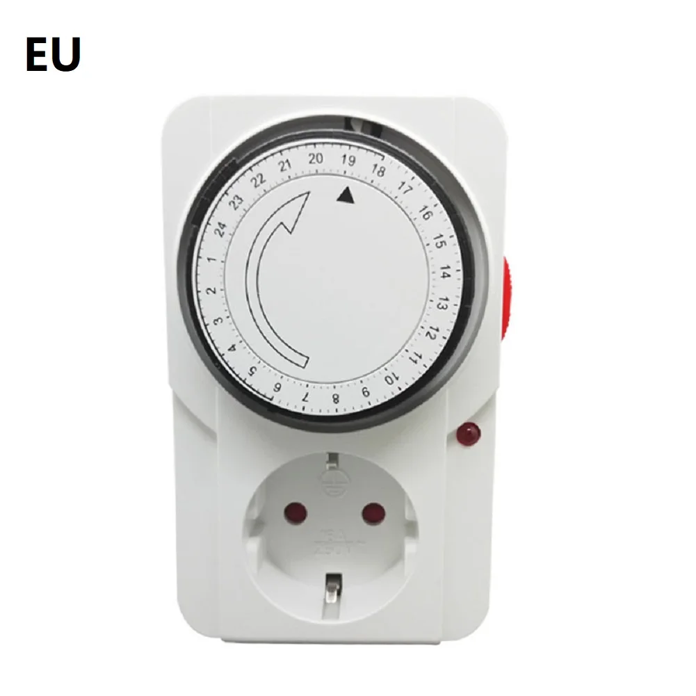 

Brand New Durable And Practical Timer Plug Home 16A 3500W AC 220V EU/UK/AU Plastic 11.8CMx7CM/4.6'' X2.7''