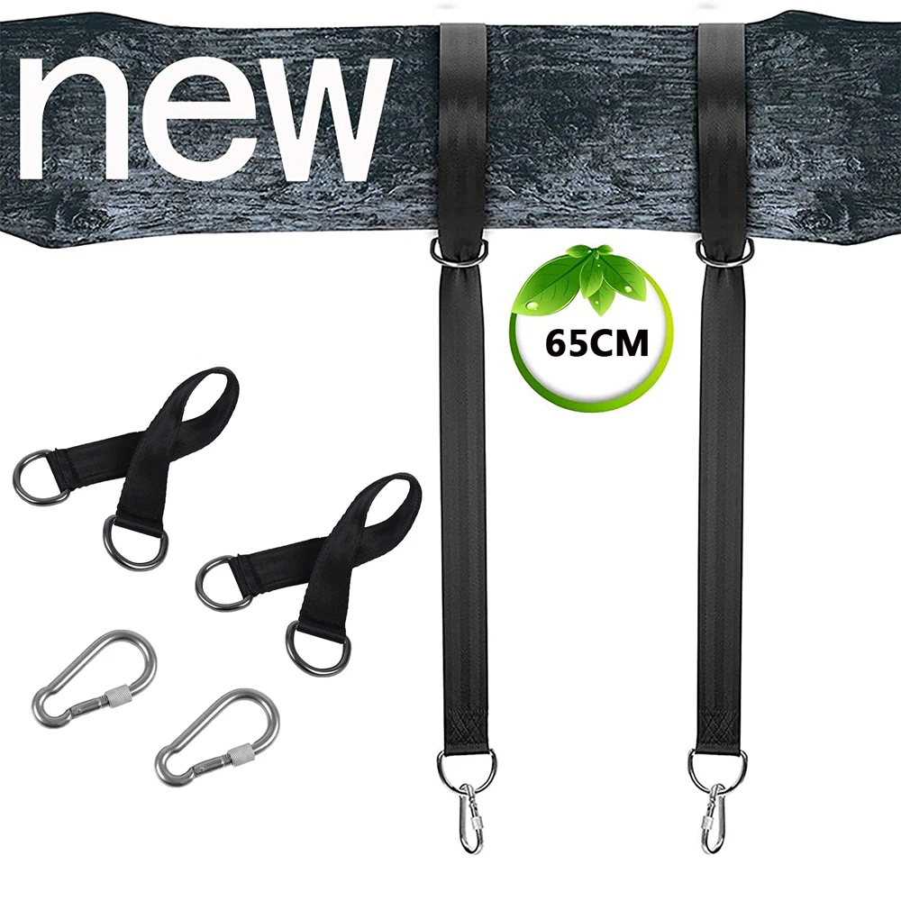 Tree Swing Straps Hanging Kit Heavy Duty Camping Hammock (2000 LB) with Safety Lock Carabiners for All Swing Types Outdoors
Tree Swing Straps Hanging Kit Heavy Duty Camping Hammock (2000 LB) with Safety Lock Carabiners for All Swing Types Outdoors