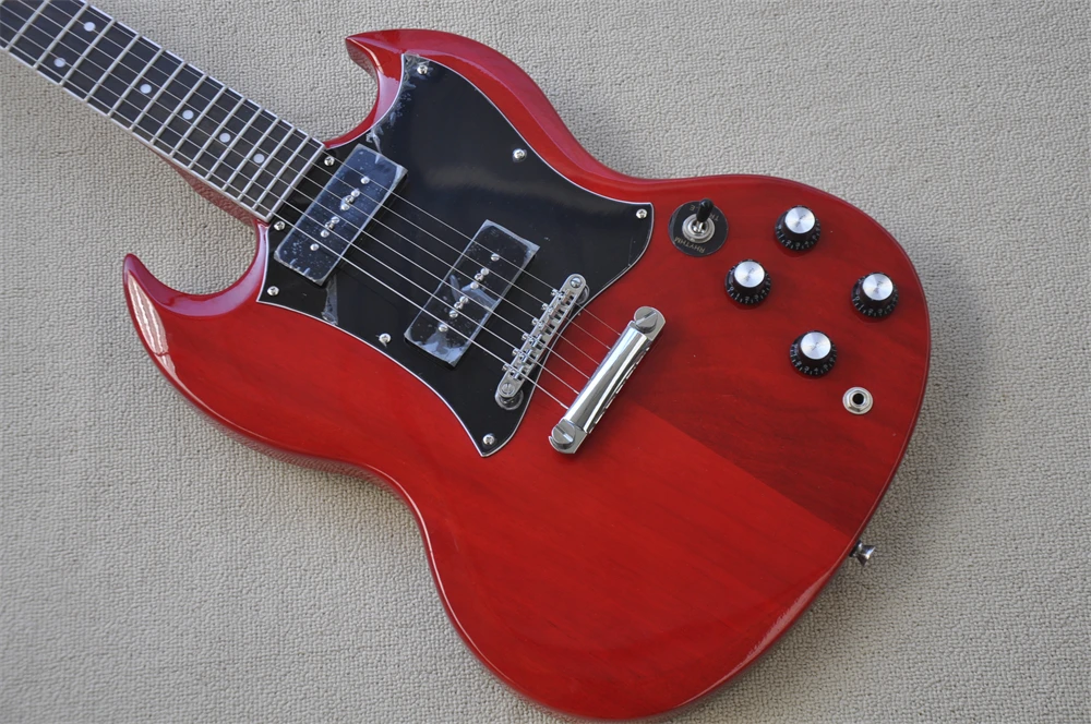 SG 400 Electric Guitar Transparent Red Color Rosewood Fingerboard Chrome Hardware High Quality Guitarar real photos in stock 41
SG 400 Electric Guitar Transparent Red Color Rosewood Fingerboard Chrome Hardware High Quality Guitarar real photos in stock 41