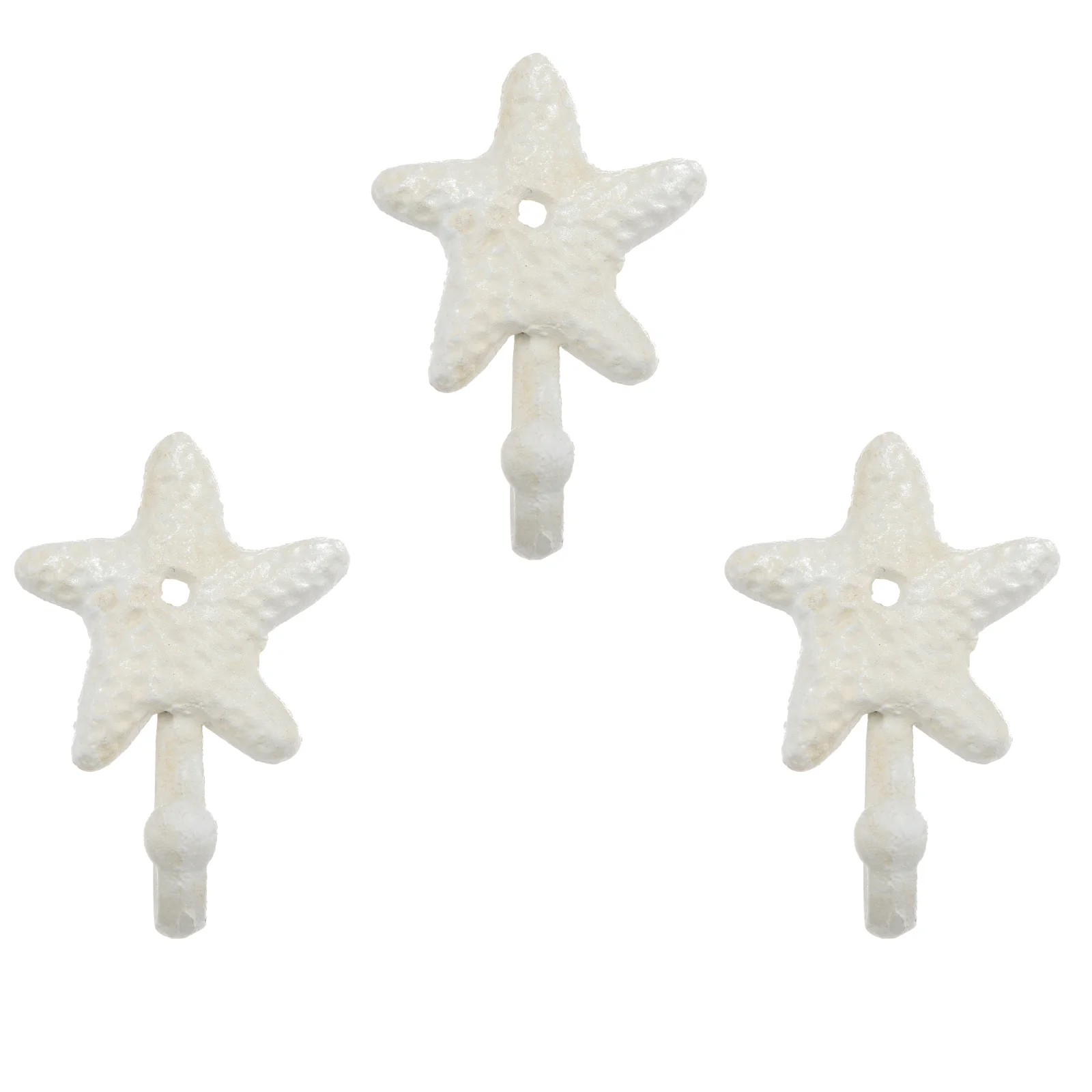 3 pcs Single Hook Wrought Iron Sea Star Wall-mounted Coat and Hat Hooks for Living Room Bedroom
3 pcs Single Hook Wrought Iron Sea Star Wall-mounted Coat and Hat Hooks for Living Room Bedroom