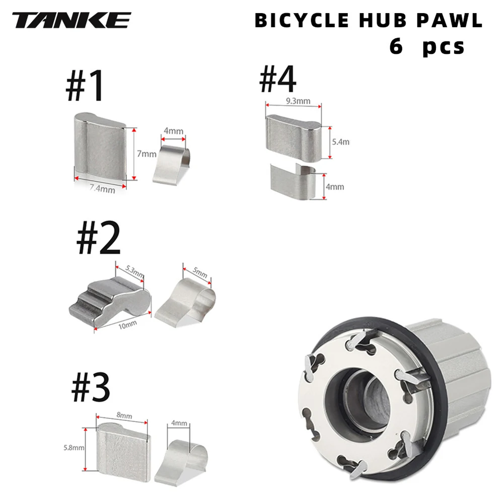 6pcs Bicycle Wheel Cassette Hub Body Pawls With Spring Piece Kits Hub Body Pawl Bike Spare Part Cycling Accessories
6pcs Bicycle Wheel Cassette Hub Body Pawls With Spring Piece Kits Hub Body Pawl Bike Spare Part Cycling Accessories
