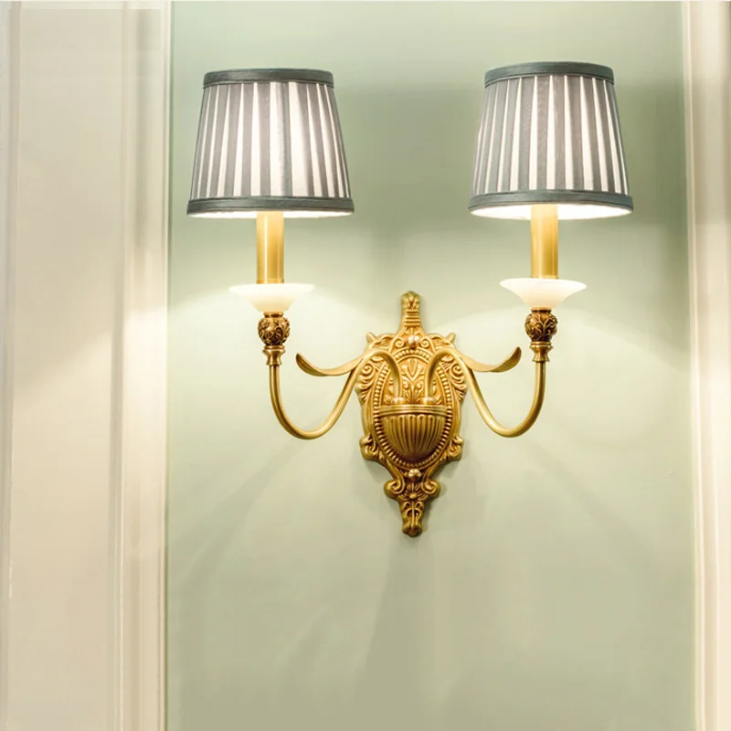 Wall Lamp American Copper Bedroom Wall Lamp Bedside Room Aisle Balcony Entrance Wall Lamp Nordic Minimalist Wall Lamp
Wall Lamp American Copper Bedroom Wall Lamp Bedside Room Aisle Balcony Entrance Wall Lamp Nordic Minimalist Wall Lamp