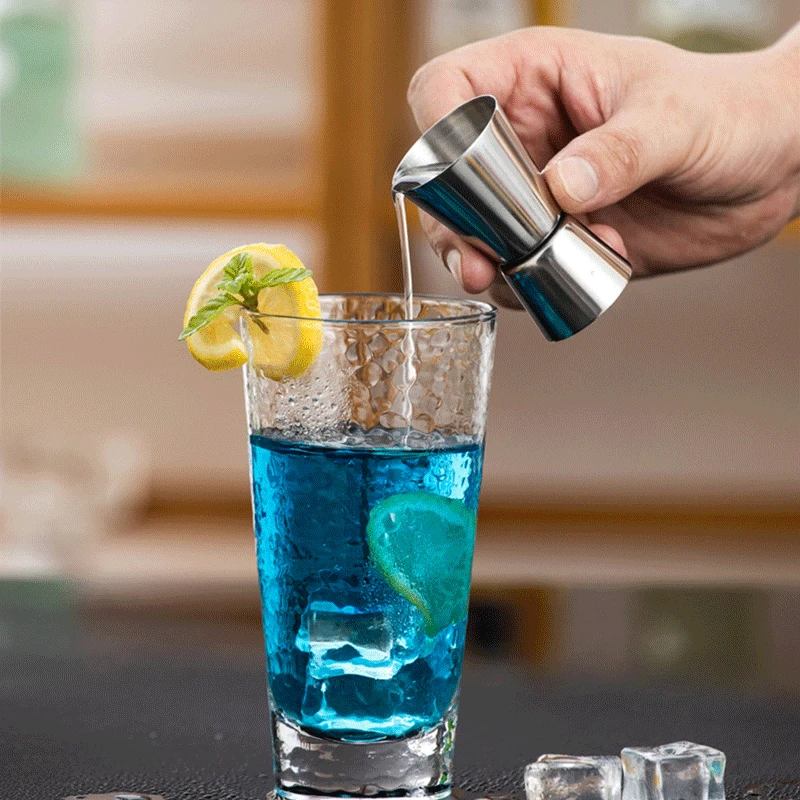 Thickened Stainless Steel Measuring Cup Metal Double-Headed Wine Cup Bar With Ounce Cup For Bartending Measurement
Thickened Stainless Steel Measuring Cup Metal Double-Headed Wine Cup Bar With Ounce Cup For Bartending Measurement