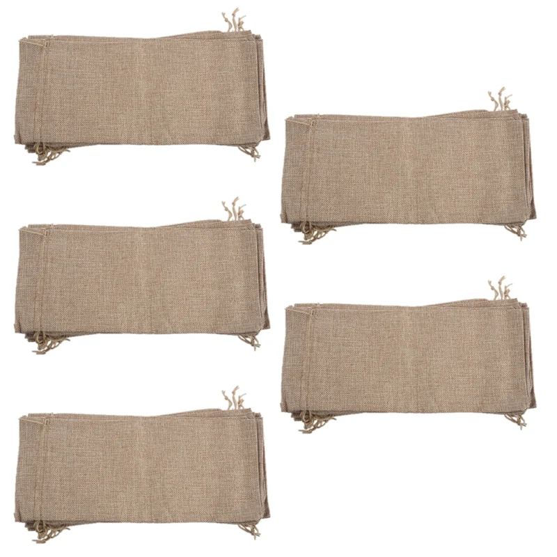 HOT SALE 50Pcs Jute Wine Bags, 14 X 6 1/4 Inches Hessian Wine Bottle Gift Bags With Drawstring
HOT SALE 50Pcs Jute Wine Bags, 14 X 6 1/4 Inches Hessian Wine Bottle Gift Bags With Drawstring