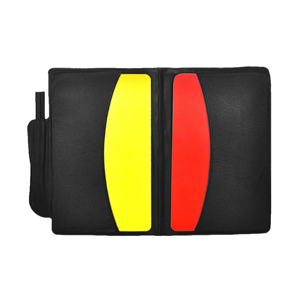 Hot SaleSoccer Referee Record Book Fluorescent Red Yellow Cards Recording Paper Football Equipment Referee Wallet Notebook Parts
Hot SaleSoccer Referee Record Book Fluorescent Red Yellow Cards Recording Paper Football Equipment Referee Wallet Notebook Parts