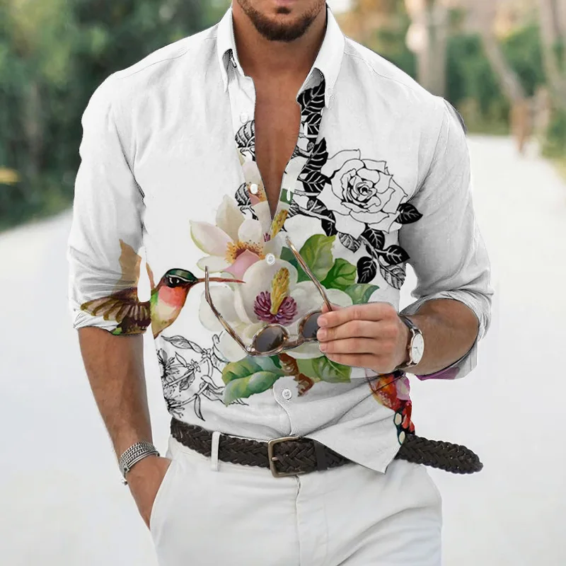 2023 Men's Butterfly Shirt 3d Printing Painting Style Long-sleeved Shirt Oversized Travel Top T-shirt Homme Lyocell Microfiber
2023 Men's Butterfly Shirt 3d Printing Painting Style Long-sleeved Shirt Oversized Travel Top T-shirt Homme Lyocell Microfiber
