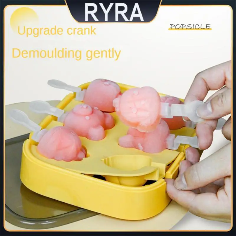 Форма для мороженого Розовая/зеленая/желтая, пластиковая/силиконовая 
Форма для мороженого Розовая/зеленая/желтая, пластиковая/силиконовая