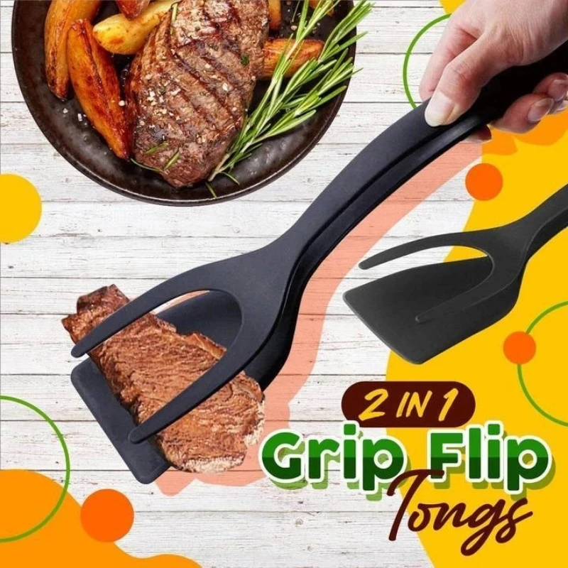 2-in-1 Non-Stick Frying Spatula Steak Pancake Omelet Clamp Multifunctional Frying Spatula Kitchen Accessories Kitchenware
2-in-1 Non-Stick Frying Spatula Steak Pancake Omelet Clamp Multifunctional Frying Spatula Kitchen Accessories Kitchenware
