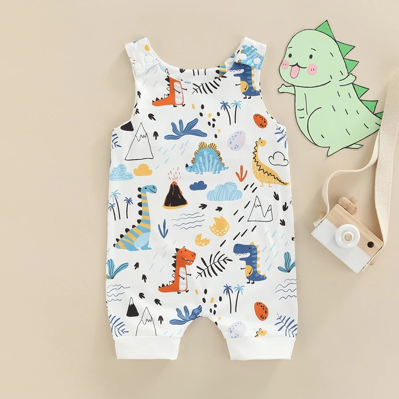 Детский летний Летний комбинезон 0-24 м, комбинезон без рукавов с круглым вырезом и мультяшным принтом динозавра, комбинезон с застежкой, ком...
Детский летний Летний комбинезон 0-24 м, комбинезон без рукавов с круглым вырезом и мультяшным принтом динозавра, комбинезон с застежкой, ком...