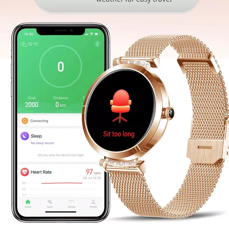 2022 New Smart Watch Women Heart Rate Health Monitoring Sports Fitness Tracker Waterproof Smart Alarm Clock Smartwatch Ladies
2022 New Smart Watch Women Heart Rate Health Monitoring Sports Fitness Tracker Waterproof Smart Alarm Clock Smartwatch Ladies