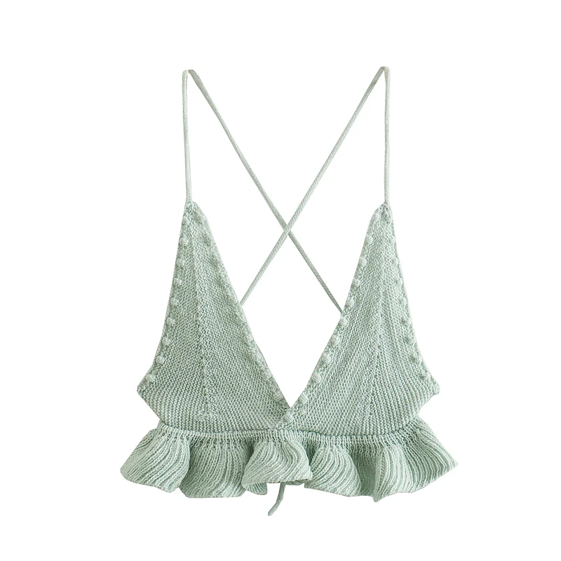 2022 Women Sexy Fashion With Cropped Knitting Tank Tops Vintage Backless Thin Adjustable Straps Female Camis Mujer
2022 Women Sexy Fashion With Cropped Knitting Tank Tops Vintage Backless Thin Adjustable Straps Female Camis Mujer