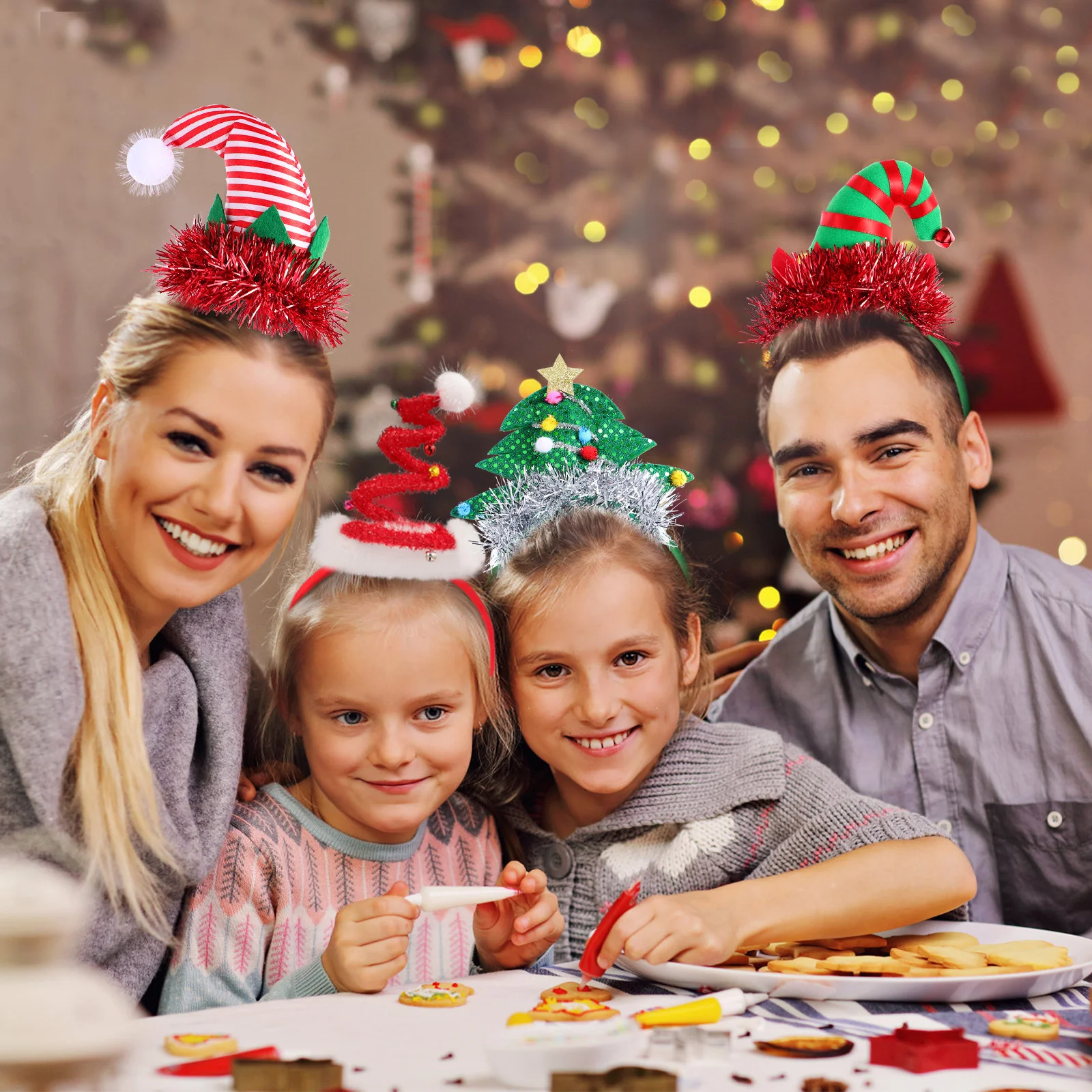 4pcs Christmas Headbands Fancy Xmas Headwears Christmas Headbands in Xmas Hair Accessories for Kids Adults Christmas Party
4pcs Christmas Headbands Fancy Xmas Headwears Christmas Headbands in Xmas Hair Accessories for Kids Adults Christmas Party