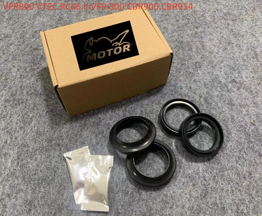 

43x54x11 Front Fork Oil Seal 43 54 Dust Cover For Honda VFR800 VTEC RC46 II VFR 800 CBR900 CBR954 CBR900RR FIREBLADE CBR 900 954