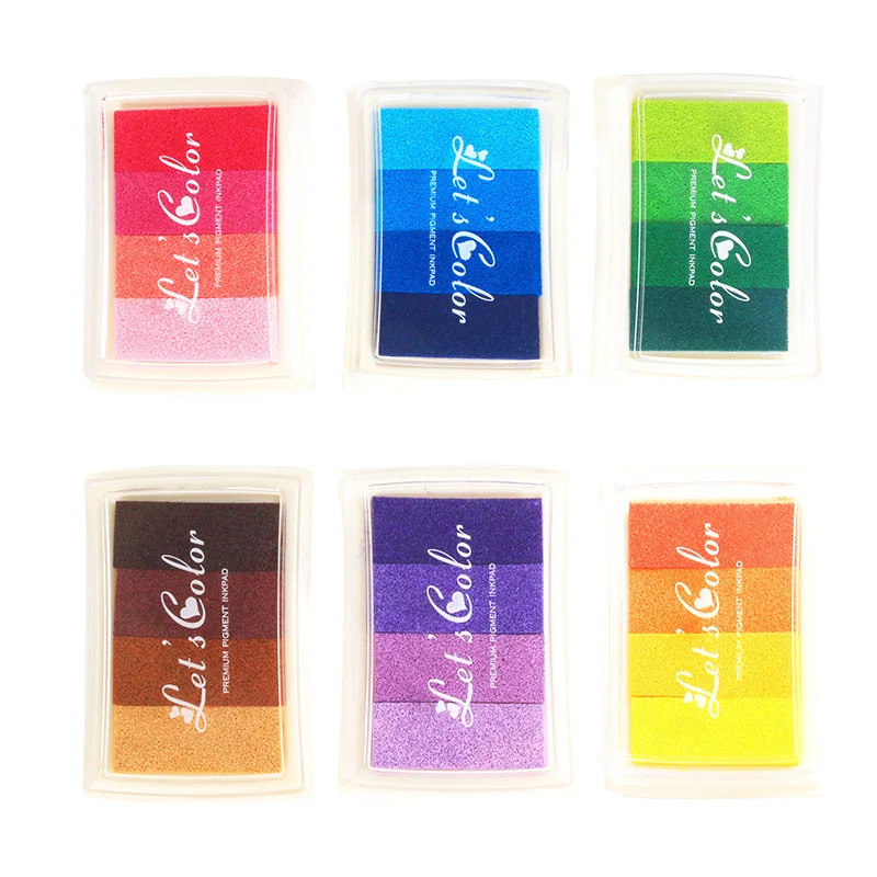 Kawaii Gradient Stamp Inkpads DIY Scrapbooking Oil Based Ink Pad Finger Painting for School Korean Stationery Office Supplies
Kawaii Gradient Stamp Inkpads DIY Scrapbooking Oil Based Ink Pad Finger Painting for School Korean Stationery Office Supplies