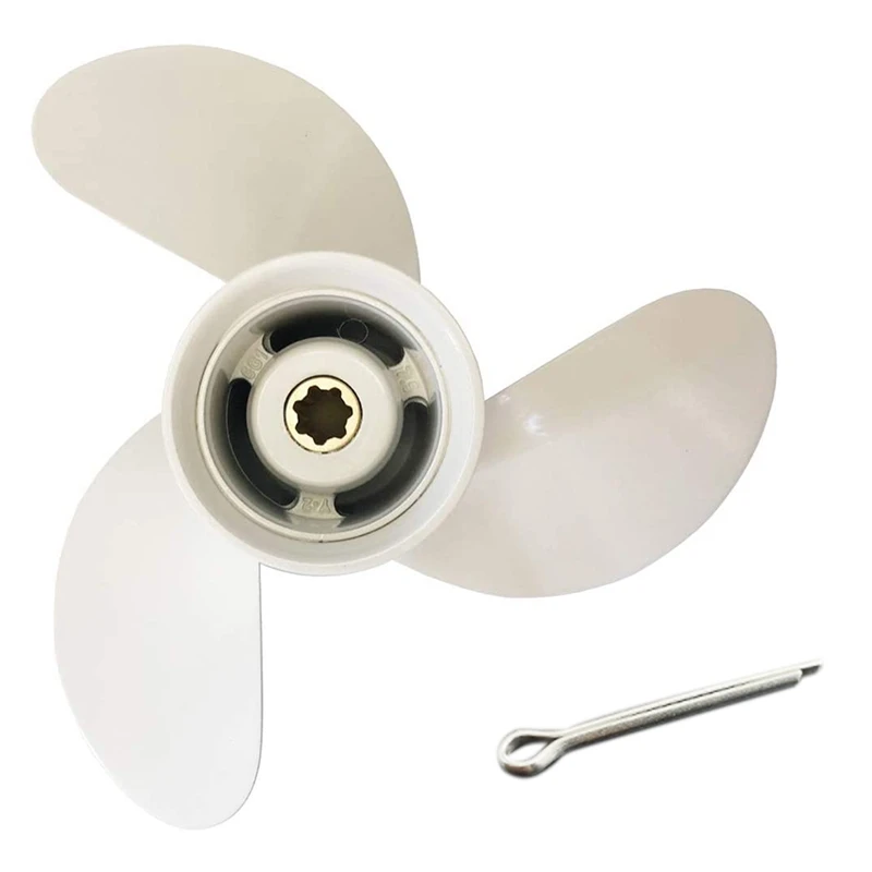 Outboard Propeller For Yamaha 6Hp 8 1/2 X7 1/2 Boat Motor Screw Marine Engine Part 7 Spline 6G1-45943-00-El
Outboard Propeller For Yamaha 6Hp 8 1/2 X7 1/2 Boat Motor Screw Marine Engine Part 7 Spline 6G1-45943-00-El