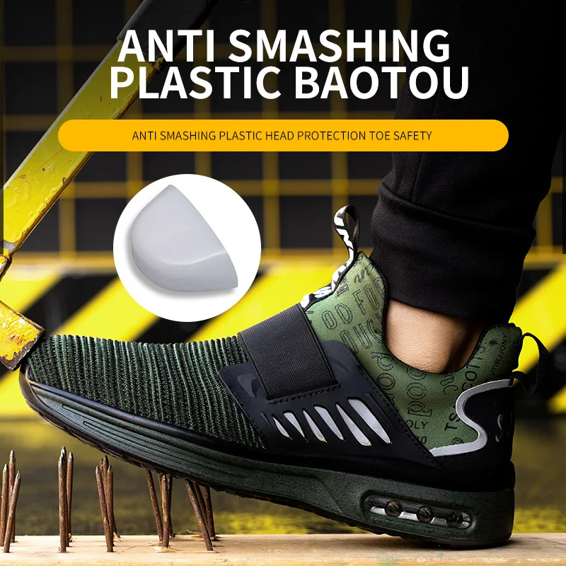 Fashion Sports Shoes Work Boots Puncture-Proof Safety Shoes Men Steel Toe Shoes Security Protective Shoes Indestructible
Fashion Sports Shoes Work Boots Puncture-Proof Safety Shoes Men Steel Toe Shoes Security Protective Shoes Indestructible