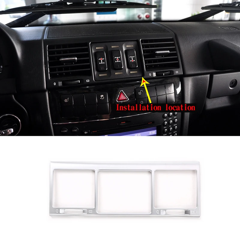 For Mercedes -Benz G -Class W463 G500 G55 2004 -2011 Central Control Air Outlet Panel Decoration Sticker Car Interior Accessorie
For Mercedes -Benz G -Class W463 G500 G55 2004 -2011 Central Control Air Outlet Panel Decoration Sticker Car Interior Accessorie