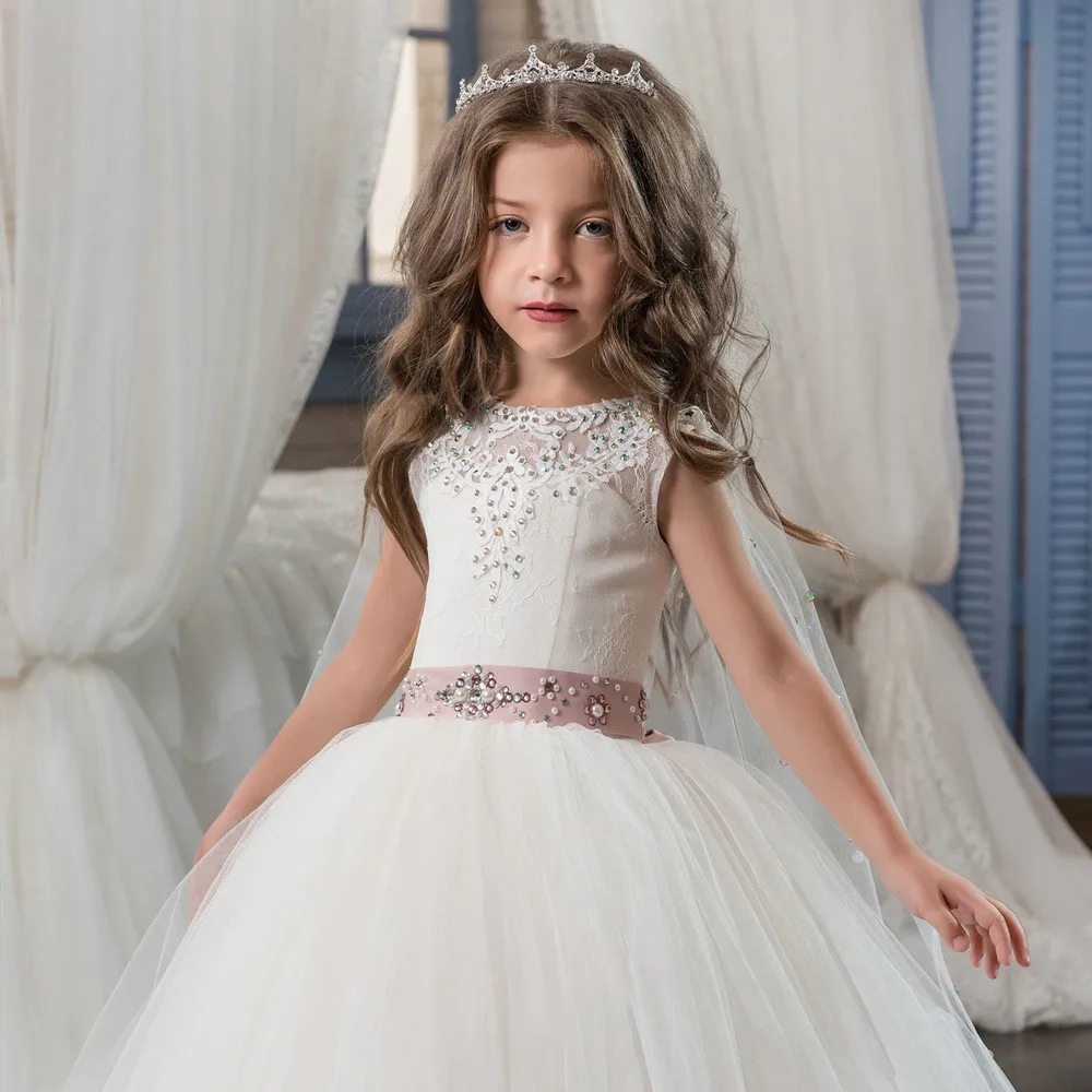 First Communion Dresses for Girls Long Sleeves Solid O-Neck Lace Ball Gown Flower Girl Dresses for Weddings Birthday Vestidos
First Communion Dresses for Girls Long Sleeves Solid O-Neck Lace Ball Gown Flower Girl Dresses for Weddings Birthday Vestidos